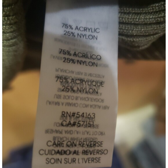 Calvin Klein Green Women's Johnny Collar
VNeck Lightweight Long Sleeve Sweater - Picture 5 of 5